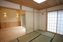 施主様と一緒に造りあげたお家🏠（木造平屋建て）